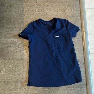 Navy XXS FIGS Scrub top